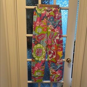 Lilly Pulitzer Women's Wide Leg Pants - Multicolor Floral